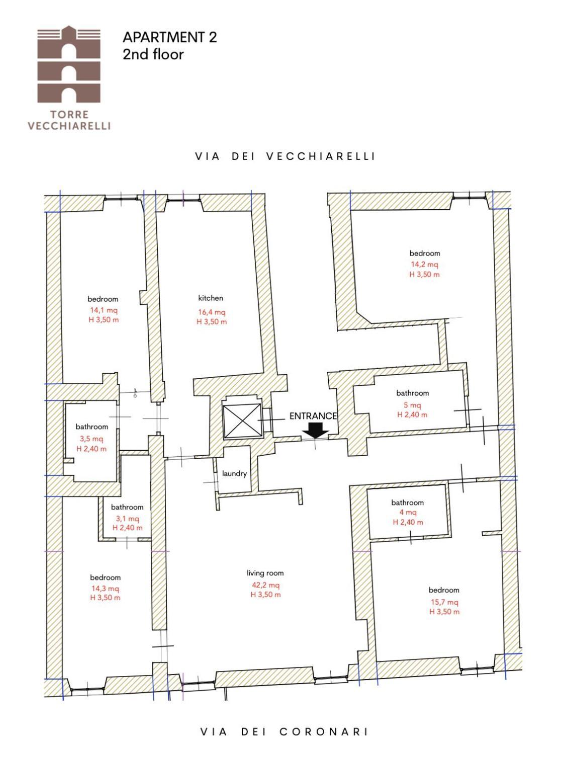 Appartement Residenza Torre Vecchiarelli - 2 Rome